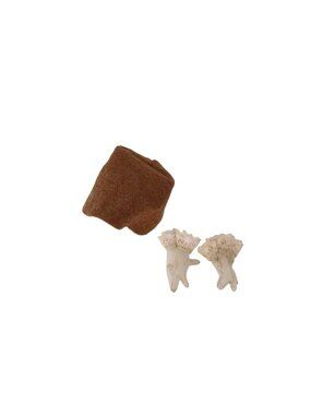 Jill Doll Hat & Gloves Vogue Vintage Brown Lace 94536